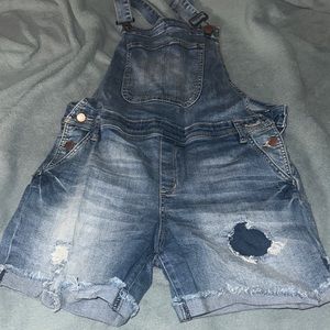Denim romper